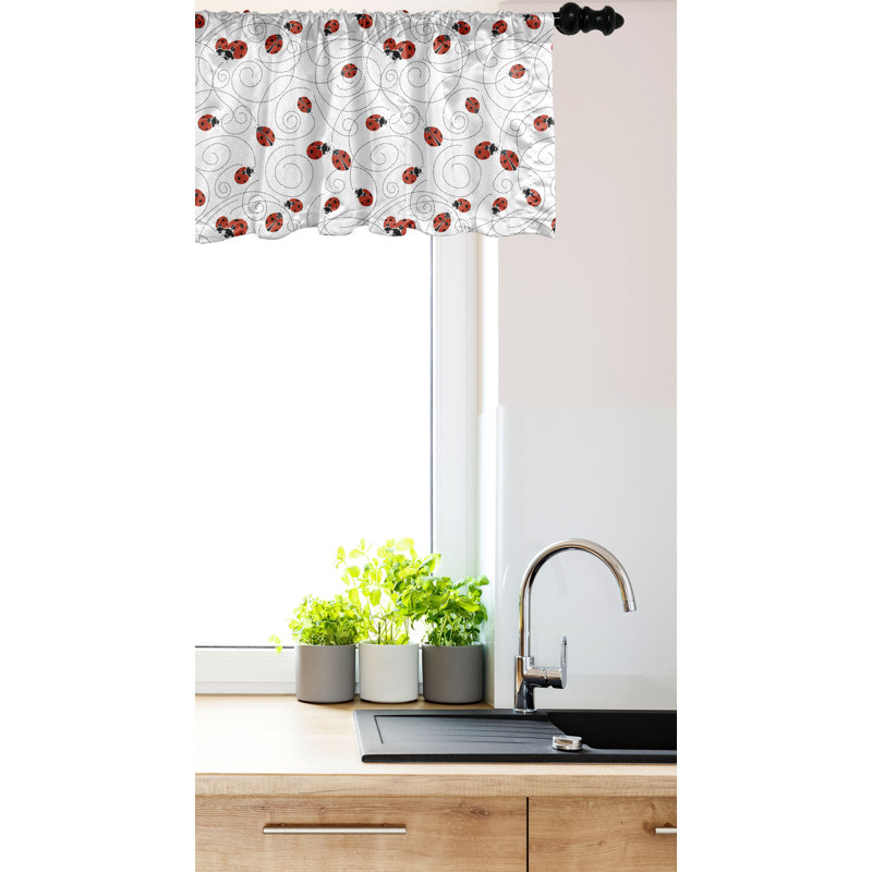 Ensemble de 2 cantonnières Ambesonne guatémaltèque bohémiennes multicolores, L 54 po x L 12 po