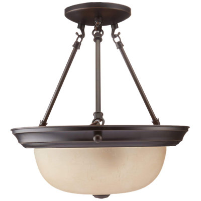 Luminaire suspendu pour bol 2 lumières unique Lyla