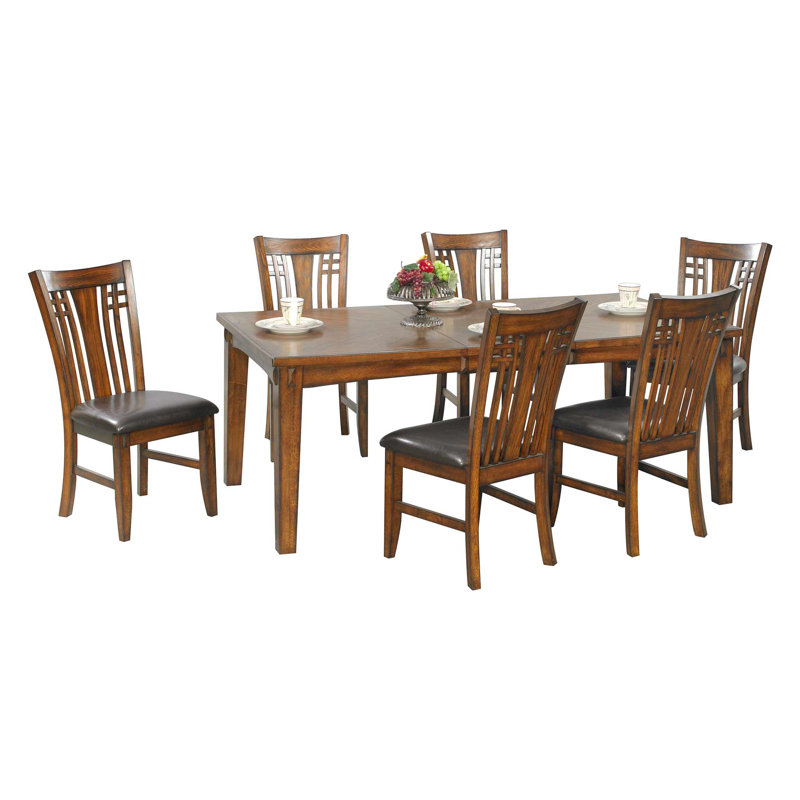 Apasra Extendable Solid Wood Base Dining Table