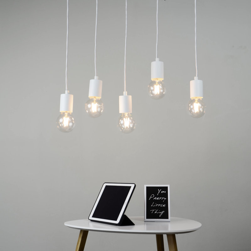 Cero Basic 5 - Light Cluster Pendant, White