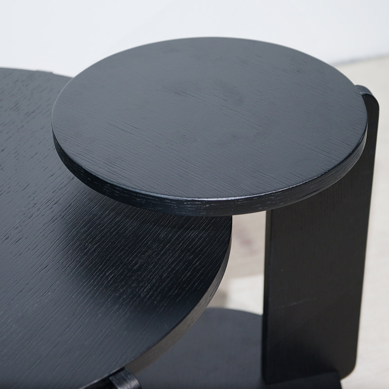 Ensemble de tables basses Nesting, Noir