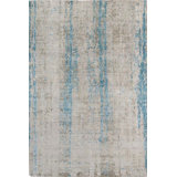 Contemporary One-of-a-Kind Rectangle 5'11" X 9' Hand Knotted Area Rug
