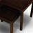 2-Piece Eucalyptus Nesting Table Set, Espresso