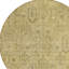 Tapis rond 8 po taupe