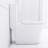 Glossy White Toilet With Powerful Flush And Easy Installation Elongated High-Performance Construction-124321993