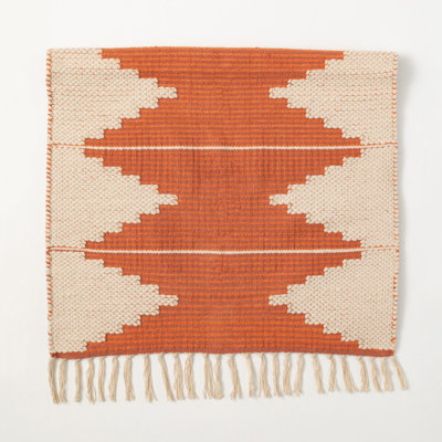 Cotton Geometric Indoor / Outdoor Rug