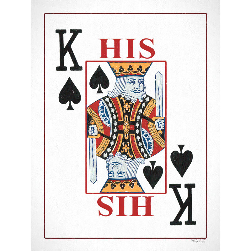 King - His by Cindy Jacobs, 24" H x 18" W, Gold Picture Framed Paper Print without Mat