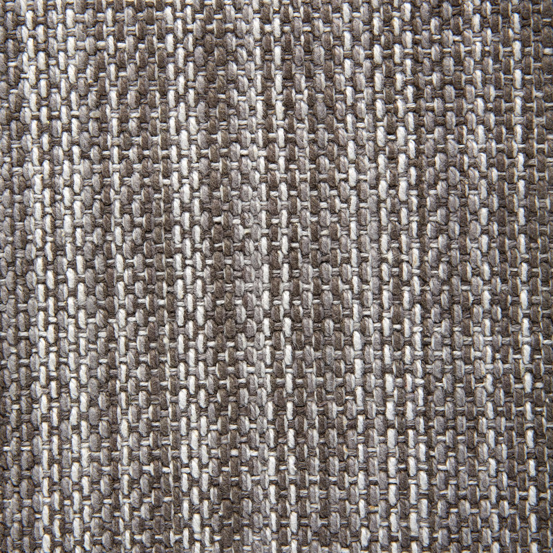 Ensemble de napperons en coton Wieland, Gris, À rayures