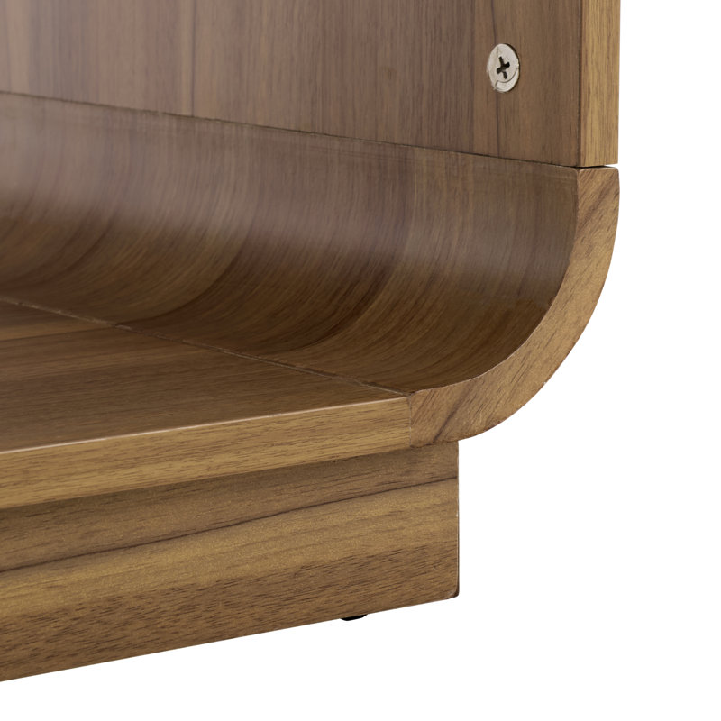 Table d'appoint Acres, Chêne foncé