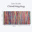 Nisbet Chindi Handwoven Multicolour Rag Rug-76624304
