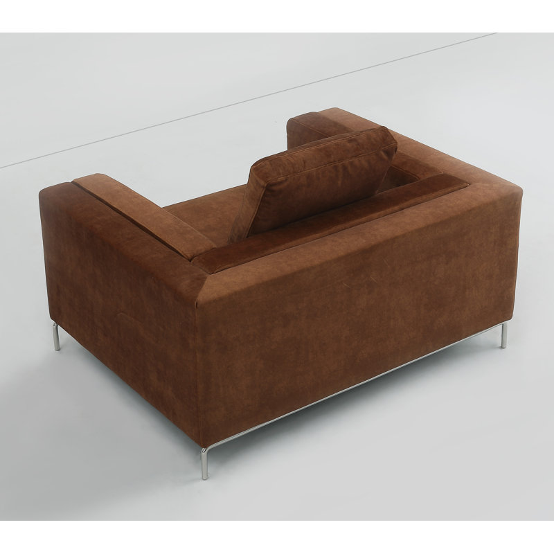 Fauteuil en polyester Rode, Rouille