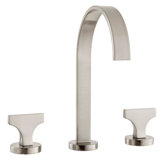 Spring Widespread Bathroom Faucet with Drain