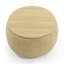 Natural Storage 2 In 1 - 25.5X25.5X14.5 Inches, Handmade With Plastic Upholstery, Sumptuous Fabric, Can Be Used As Or Seat, 23Lbs Weight, No Assembly Required Colour, Works End Table & 250Lbs Capacity,