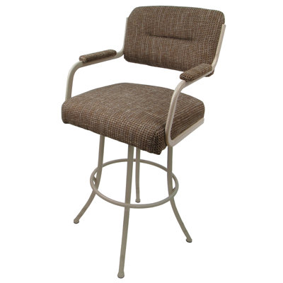 Swivel Upholstered Counter Stool