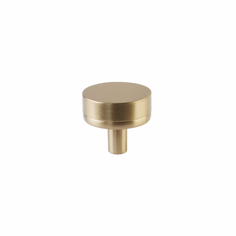Select Circle Knob, Satin Brass