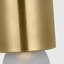 Kelly Wearstler Volver 1-light Small Ceiling Flush Mount in Bronze with Clear Etched Glass shade-604665868-604665865