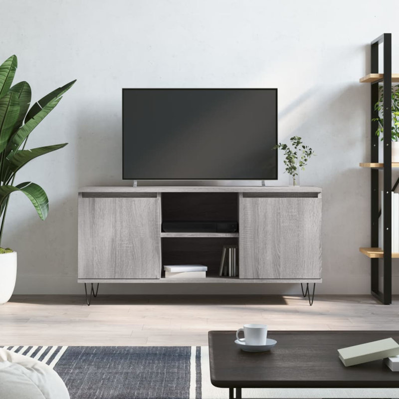 Alyssandra TV Stand for TVs up to 43", Grey Sonoma