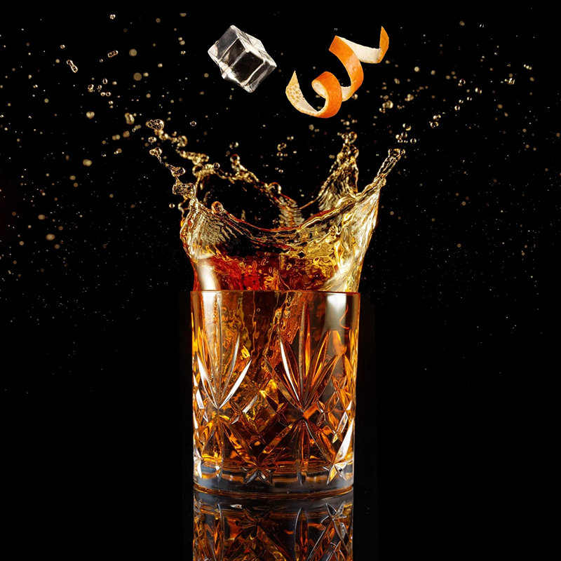 Janilee 10oz. Stainless Steel Whiskey Glass Set