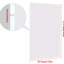Miroir mural surdimensionné de 48 po x 32 po avec cadre en aluminium blanc, imperméable, facile à installer pour la chambre à coucher, la salle de bain, le salon et pouvant être installé de différentes façons-1224609985-1224609986