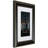 Azeezat Black/Gold Solid Wood Gilded Picture Frame - Set of 4 with Mat