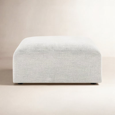 Morell 35.4" Square Upholstered Ottoman