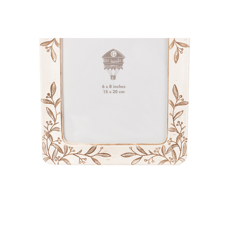 RESIN PHOTOFRAME 15X20 CM, White