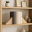 Serre-livres triangulaires en onyx Aldarondo
