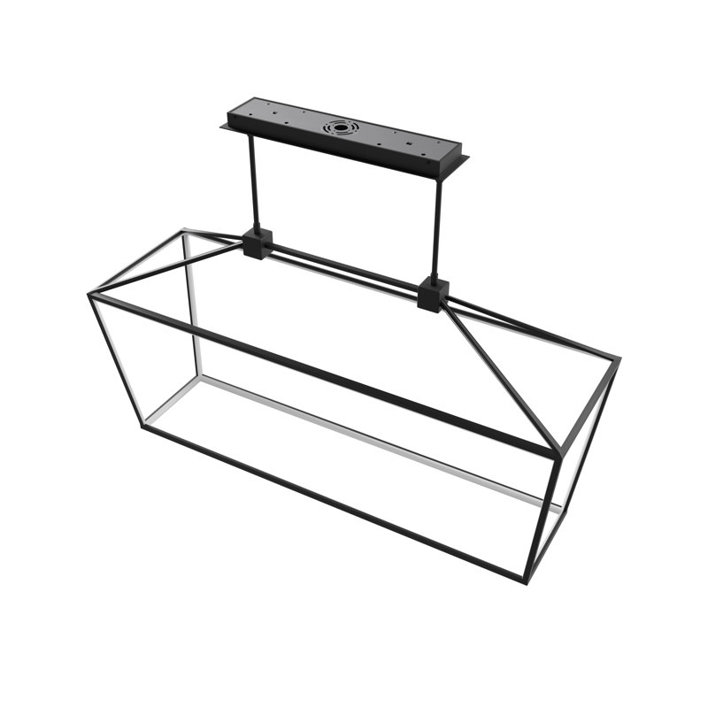 Luminaire suspendu linéaire à 1 lumière DEL, Noir