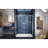 DreamLine Infinity-Z 34 inch D x 60 inch W x 74 3/4 inch H Semi-Frameless Sliding Clear Shower Door in Chrome with Left Drain White Shower Base Kit-1781208397-1781208389