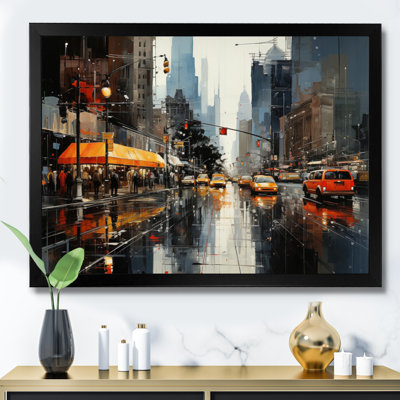 Cityscape Collage II sur toile