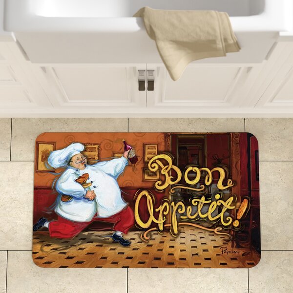 Sloppy Chef Printed Kitchen Area Rug Size Options 20x30 or 