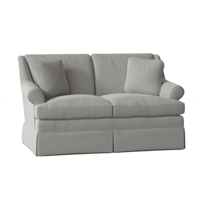 Connor 59" Rolled Arm Loveseat with Reversible Cushions by Birch Lane