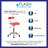 Bonavant Adjustable Swivel Chair for Desk and Office with Tractor Seat-1792863558