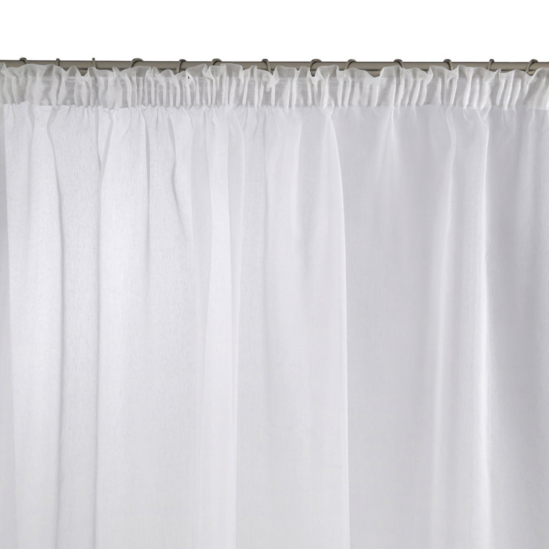 Michaela Sheer Curtain Single Panel, 350 W x 300 D cm