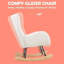 26"Wide Upholstered Flared Arms Rocking Accent Chair