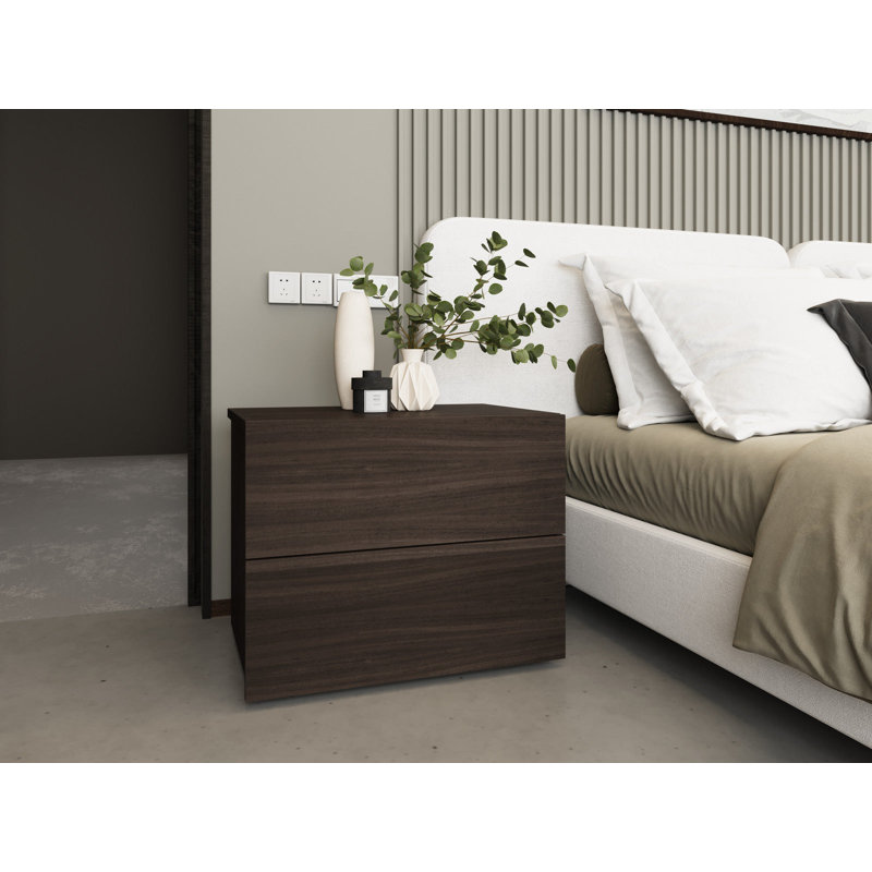 Giniebra 25'' W Nightstand, Dark Oak