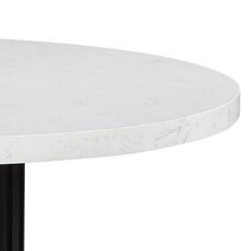Orren Ellis Racheal Andreona 54 Inch Round Dining Table, Cultured ...