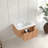 Wall-Mounted Floating Bathroom Vanity With Ceramic Basin-658709362