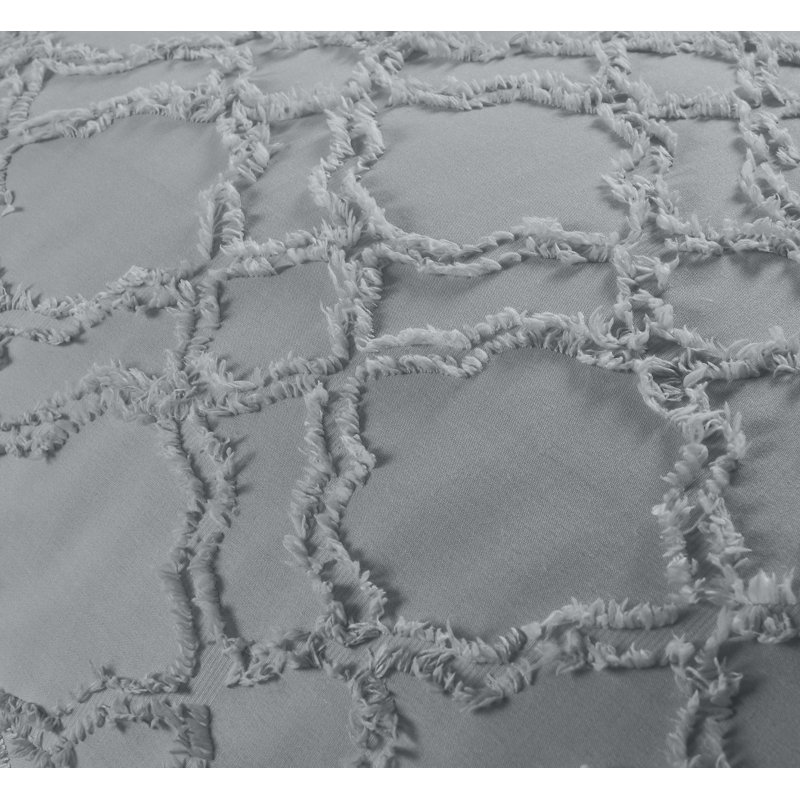 Annamari Duvet Cover, Grey, Floral
