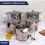 Buckingham Stainless Steel Deep Stock Pot with Glass Lid Induction Compatible  -115987718