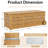 Union Rustic Monsen 10cm W 180L Acacia Deck Box with Wheels in Beige
