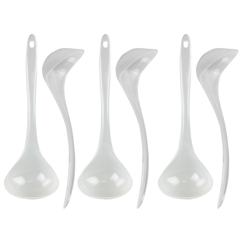 Ensemble de 6 louches en mélamine Reston Lloyd, Blanc