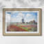Champs de tulipes avec le moulin de Rijnsburg, 1886 - Claude Monet - Reproduction encadrée sur mesure-853773868-853773879-853773885