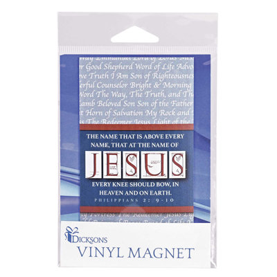 Aimant noms de Jésus 5 x 2,75 po