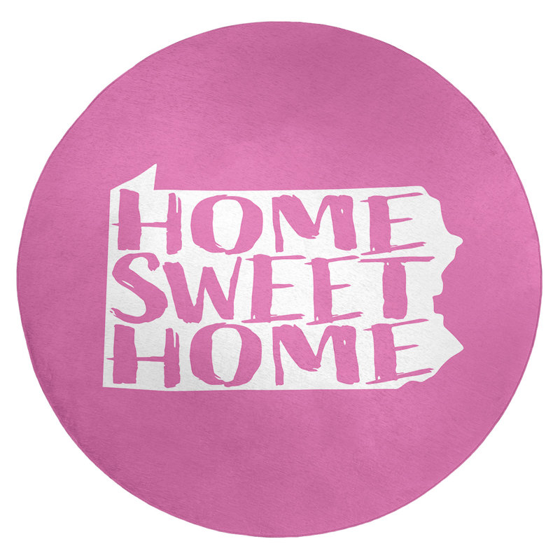 Tapis de poly-chenille en poly-sucrerie home, Rond 5 pi