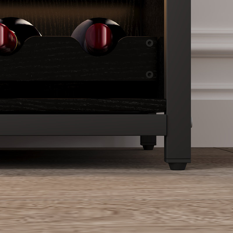 Wine Bottle Rack Black
