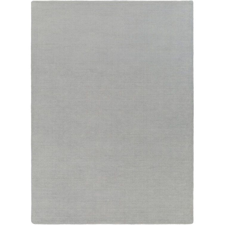 Crowe Hand Loomed Performance Wool Gray Area Rug