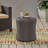 Arabella Wicker Side Table Featuring weather-resistant properties and a unique plastic blend material,Patio Tables-1634060475