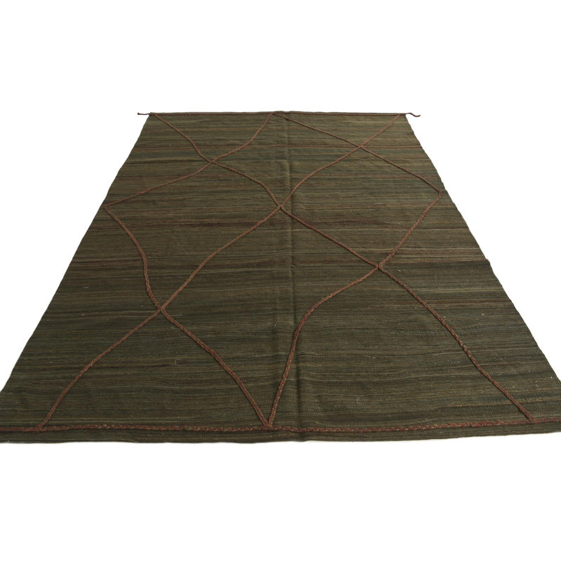 Tapis olive Kalmanovitz
