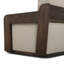 Chaise de patio pivotante en bois de teck Owen